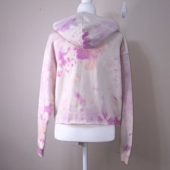 Wild Fable Junior’s Pink Tie-Dye Hoodie XS - Picture 4 of 7